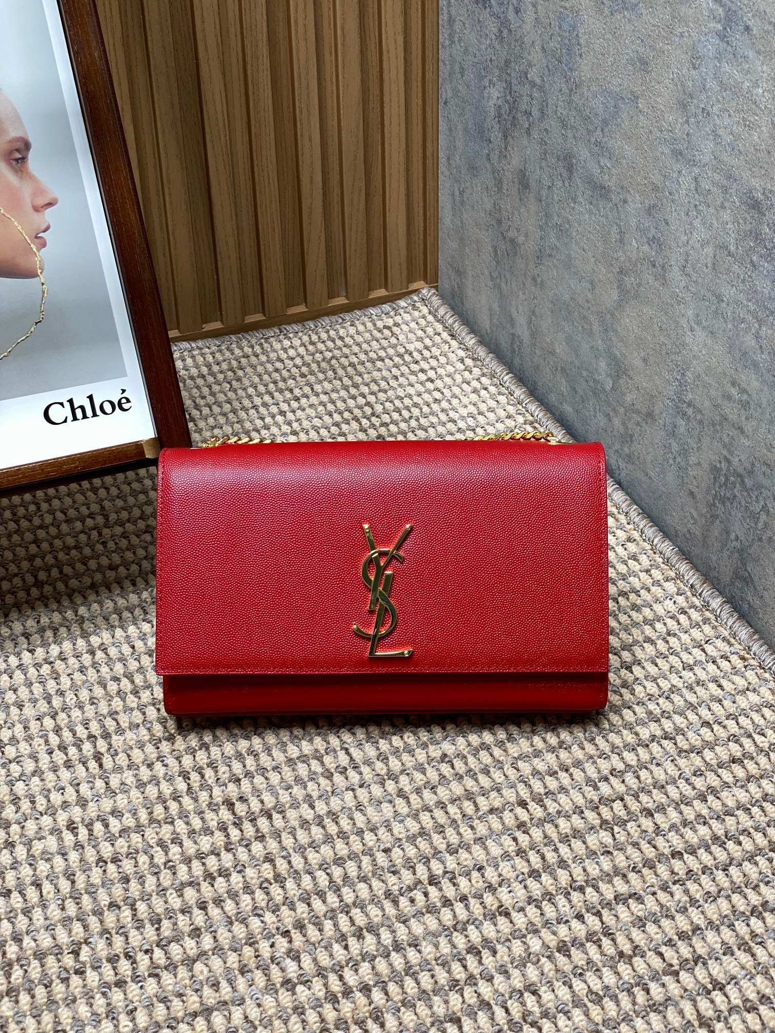 YSL 클레식 모노그램 미디움 체인백